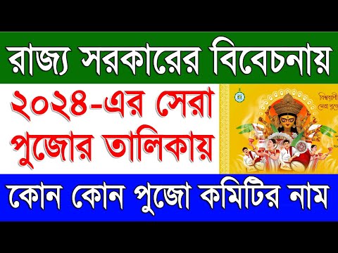 বিশ্ব বাংলা শারদ সম্মান-2024 | Biswa Bangla Sharad Samman 2024 Winners List