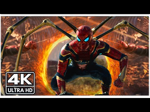 All Iron Spider Leg Scenes 4K IMAX