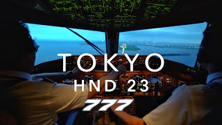 TOKYO HANEDA 23 | BOEING 777 LANDING 4K