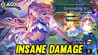 AOV : BUTTERFLY GAMEPLAY | INSANE DAMAGE - ARENA OF VALOR LIÊNQUÂNMOBILE ROV