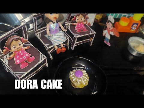 Doraemon  Favorite Dora Cake|Kids Favorite Dora Cakes| Miniature Dora cakes, #doracake #minifood