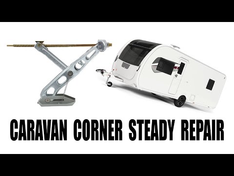 Corner Steady Repair on Caravan 2024