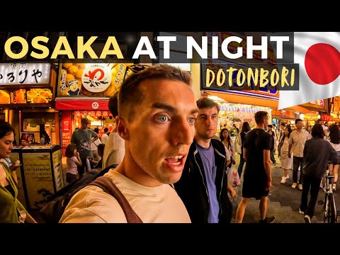 Exploring Famous Osaka Nightlife - This is Dotonbori | Japan🇯🇵