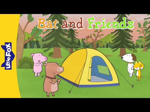 Flying a Kite | Camping Trip | Little Fox Level 1 | Stories for Kindergarten