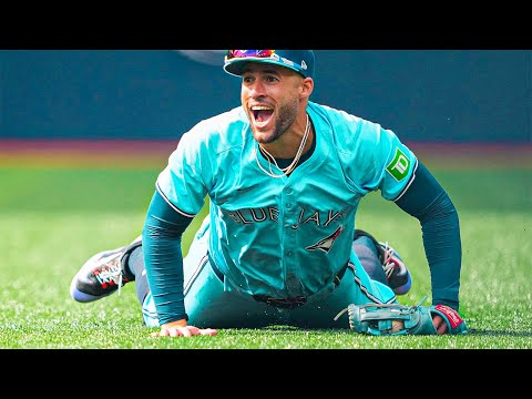 MLB | George Springer Defensive Plays | 2024