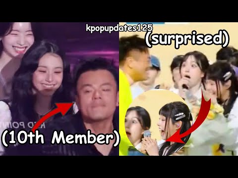 when twice & nmixx getting shock because of this *jyp even dance with twice*