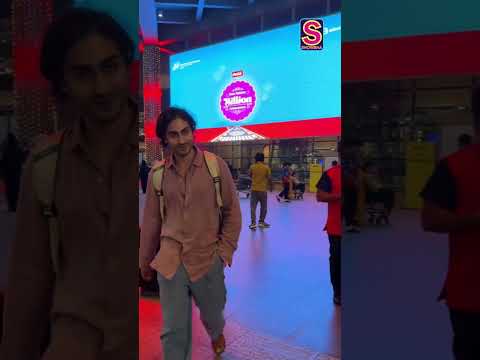 Arhaan Khan setting airport style goals! Walking in like Bhaijaan himself