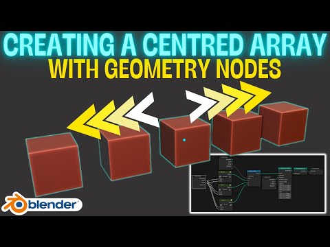 Creating a centred array for Blender - Geometry Nodes