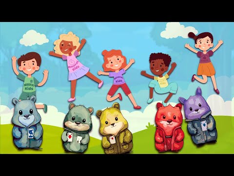 Learn Colors with Colorful Hamster Finger Family Nursery Rhymes For Kids #KidsSongs