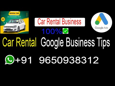 How To Create Car Rental Services Google Ads Account|100% Easy Process|Car On Rent Business