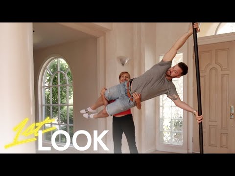 Johnny Bananas Gets A Lesson in Pole Fitness From 69-Year-Old Greta Pontarelli | 1st Look TV