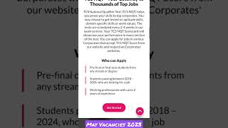 Tcs nqt May 2023. #tcsnqt2023  #lastdatetoapply #engineering  @EngineeringEasyOfficial