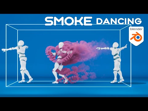 How I made this Dancing Animation with Smoke in Blender | Blender smoke simulation