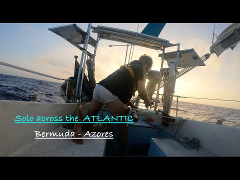 Solo Across the Atlantic, part 1! Bermuda to Azores. First time sailing Alone!!