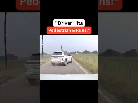 Driver Hits Pedestrian & Runs Proof in Seconds – Get Your Woodman Dashcam!"