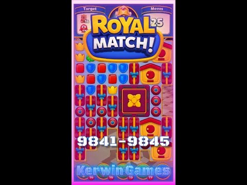 Royal Match Level 9841 9842 9843 9844 9845 - No Boosters Gameplay