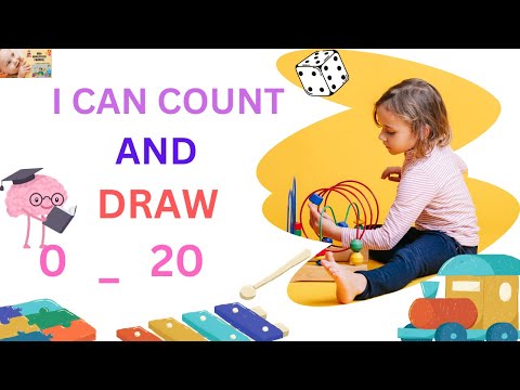 Learn Counting 0_20/ I Can Count and Draw/ Counting for Kids/ Count and Write/ Learn Counting Number