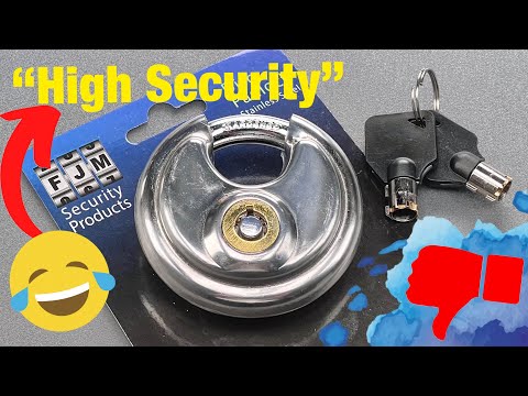 [1526] Open in Seconds: FJM’s Tubular Disc Padlock