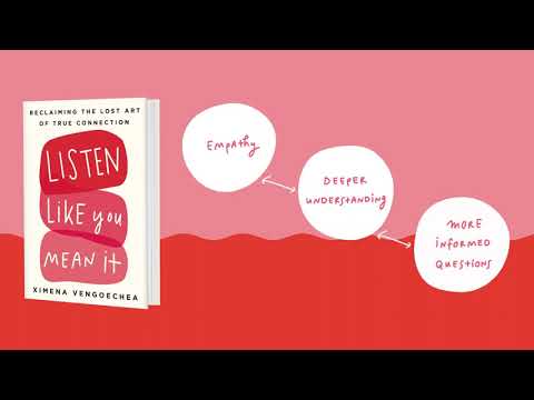 Listen Like You Mean It by Ximena Vengoechea | Book Trailer