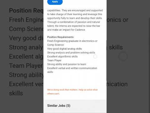 Cadence –Intern-Product Validation #offcampusdrive #viral #viralvideo #freshers #hiring #job #2023