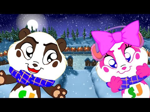 Panda Bo's Snowy Fun Adventure! Cartoon Animation for Kids