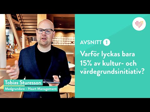 Varför lyckas bara 15% av kultur- och värdegrundsinitiativ? (Avsnitt 1)