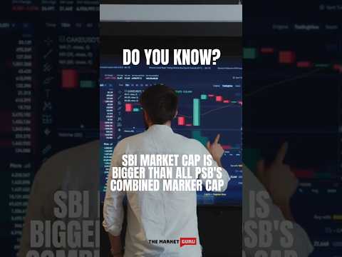 SBI Market Cap is Bigger than All PSB's Market Cap #sbi #stockmarket #trading #financialmarket