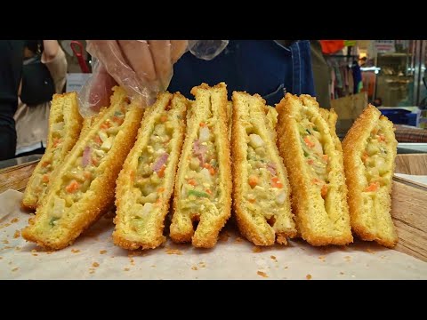 겉바속촉!! 만들자마자 팔리는 식빵 고로케 :: bread croquette :: crispy bread moist ingredients