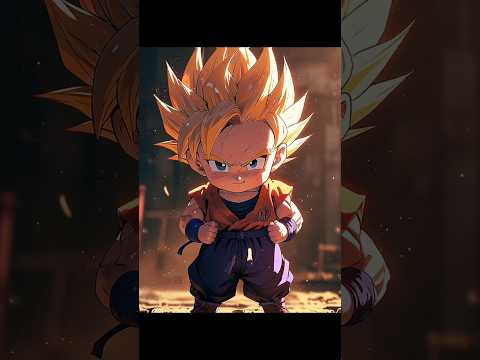 Kid Gohan #shorts #goku #dbz #anime #dragonball #ai #gohan