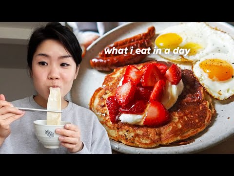 what i eat in a day (back from asia! + viral noodles from japan)