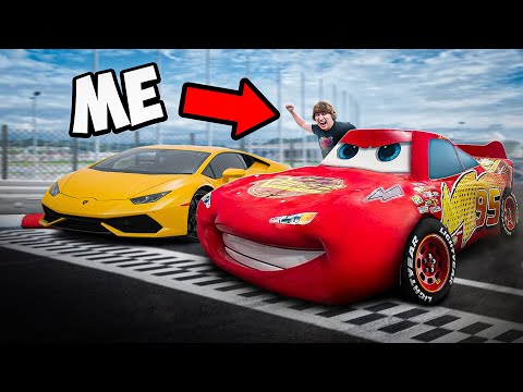 I Turned My Car Into Lightning McQueen!