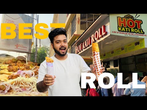 "Kolkata Epic Street Food Battle: Hot Khati Roll vs Kusum Roll – Who Reigns Supreme?"