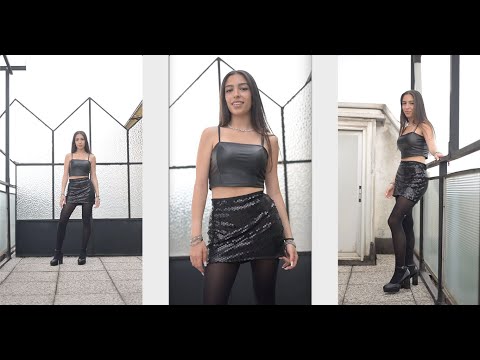 FASHION FILM ARTISTIC VIDEO PORTRAIT :Pantyhose, Stockings, Tights, Heels, Mini Skirt (4K Vertical)