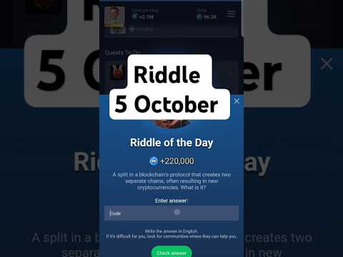 X Empire riddle of the day today 5 October | Musk empire riddle