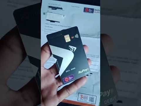 au bank debit card unbox ShortVideo - 🤪 #shorts  #aubank #debitcard #Rupaycard #ausmallfinancebank