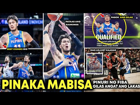 Pinaka Mabisa Gilas Pinuri ng FIBA! Kai Sotto pataas ang rankings. Gilas Best Combo Big Sotto Fajar.