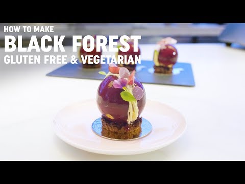 Michelin Star, Gluten Free 'Black Forest' Dessert Recipe from Yauatcha