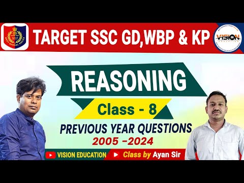 WBP & KP Reasoning Practice Class 8 | PYQ with Short Tricks by Ayan Sir | Practice Set