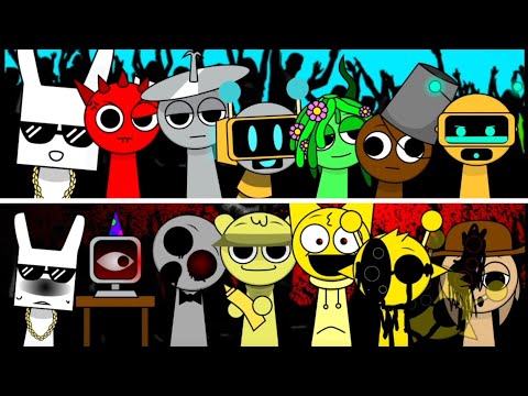 Incredibox Sprunked x Sprunki Style - All Normal & All Horror Versions