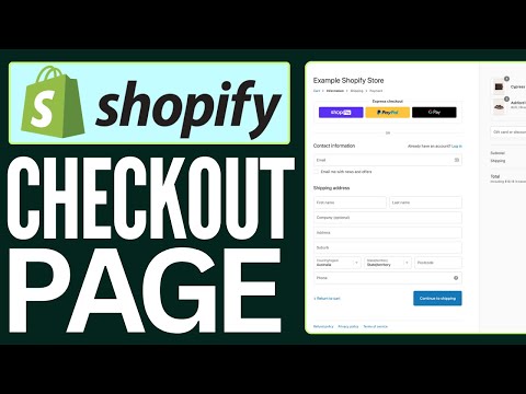 Shopify | Customize Your Checkout Page (2025) 🛒