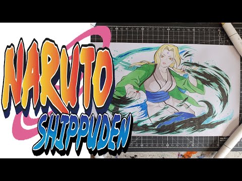 How to Draw Tsunade Naruto Shippuden