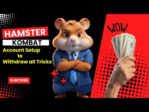 "Hamster Kombat Airdrop: Account Creation to Withdrawal Tutorial | Step-by-Step Guide"