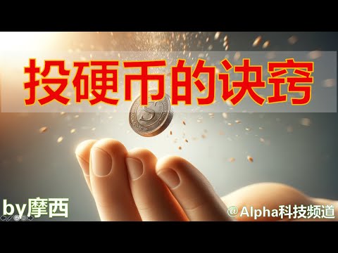 投硬币不是50%概率，告诉你投硬币的诀窍｜The secrete of tossing coin | #physics #statistics @Alpha科技频道， by Alpha的摩西