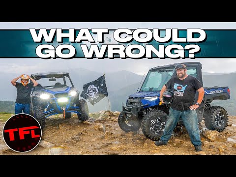 It Quickly Got Super Sketchy Racing Up a Mountain in a Thunder Storm...SXS Montezuma Challenge!