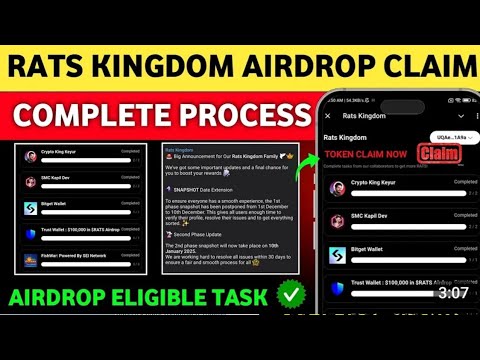 Rats Kingdom Snapshot Update | Rats Kingdom Airdrop Distribution | Rats Kingdom Withdraw