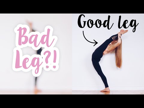 Good Leg VS Bad Leg Flexibility Challenge!