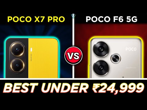 🔥 POCO X7 PRO vs POCO F6 5G - Best Gaming Smartphone Under ₹25000