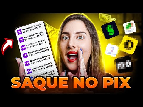 5 Aplicativos grátis PAGANDO NO PIX dinheiro online simples pelo celular em 2024