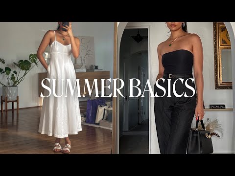 HOW TO BUILD A SUMMER WARDROBE WITH BASICS