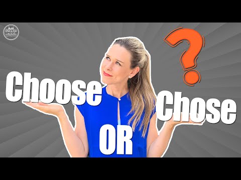 Choose vs chose ? | Confused English words | English Gramma | English with Jackie #short